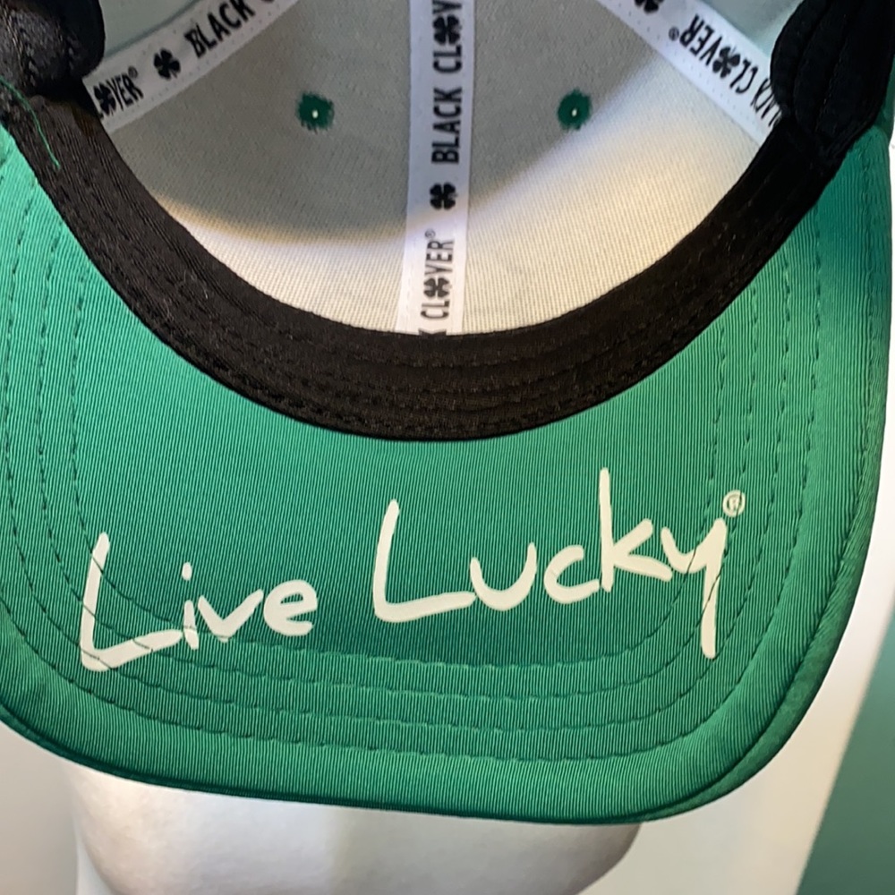 Black Clover Live Lucky Cap.Super Clean.Nice Green with White Clover Size S/M - Picture 5 of 8